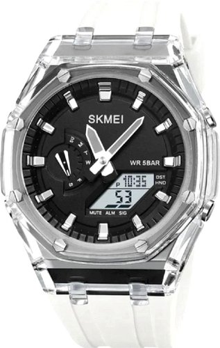 Наручные часы Skmei 2100 (белый/черный)
