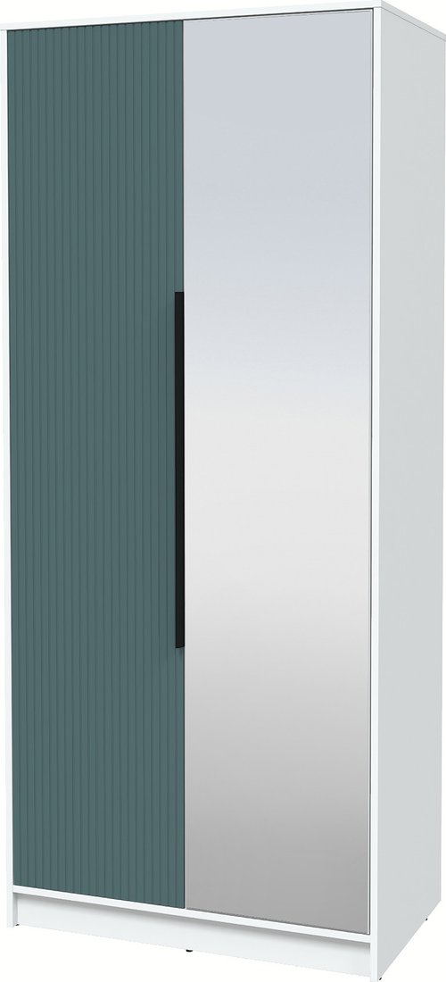 

Шкаф распашной Интерлиния Концепт Лайн КТ-Ш2з (белый платинум/верде)