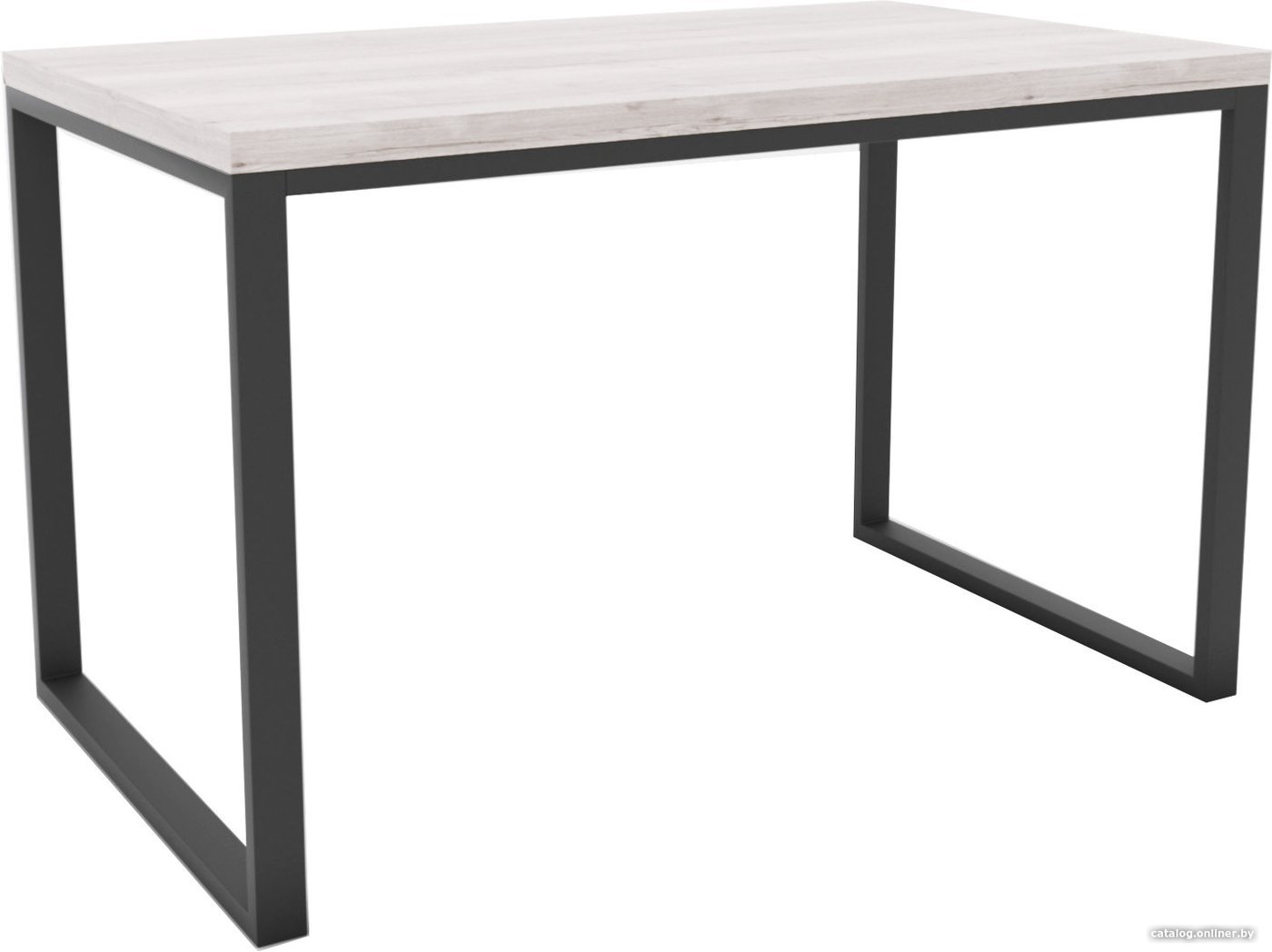 Стол Hype Mebel Чикаго 110x50 (черный/древесина белая)