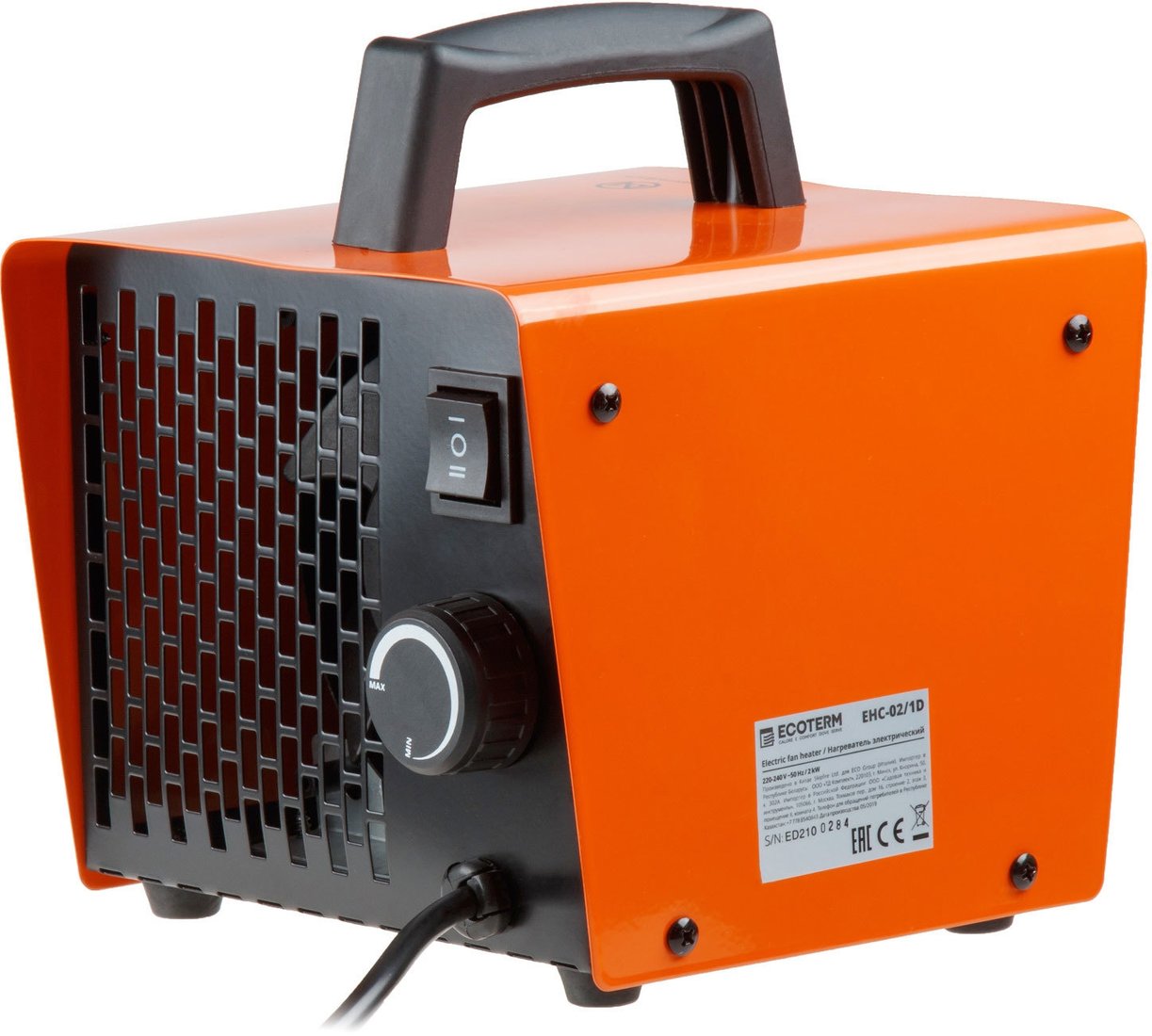 

Электрическая тепловая пушка Ecoterm EHC-02/1D