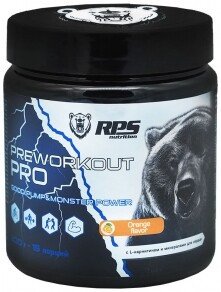 Комплекс RPS Nutrition Pre-workout PRO (апельсин, 200 г)