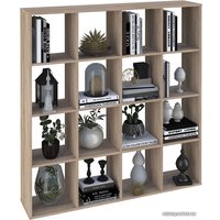 Стеллаж Polini Kids Home Smart Кубический 16 секций 0001695.68 (дуб)