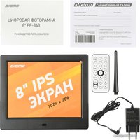 Цифровая фоторамка Digma PF-843 (черный) в Солигорске
