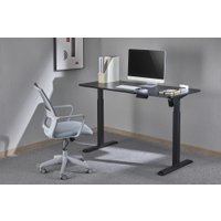 Стол для работы стоя ErgoSmart Electric Desk Prime 1200х650х18 мм (альпийский белый/черный)