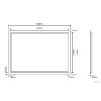  Roxen Зеркало Bella Long 510055-100 100х70