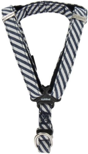 Шлея Puppia Bobby X L (синий в полоску)