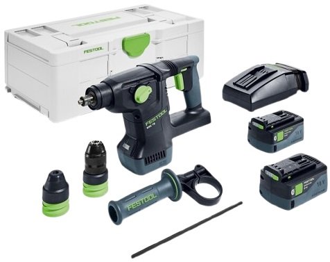 

Перфоратор Festool Khc 18 5.0 Ebi-Plus 577448 (с 2-мя АКБ, кейс)
