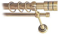 

Карниз для штор Lm Decor Цилиндр 088 2р гладкий 25/16мм (антик, 3.6м)