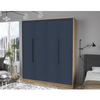 Шкаф распашной Интерлиния Концепт Тренд КТ-Ш4 (дуб золотой/дуб королевский)