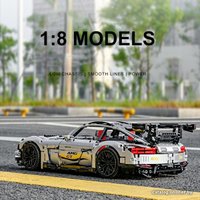 Конструктор Mould King Technic 13126 Black Plating Motor AMG GT R (без электрики)