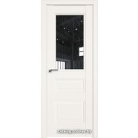 Межкомнатная дверь ProfilDoors 67U L 60x200 (дарквайт/стекло дождь черный)