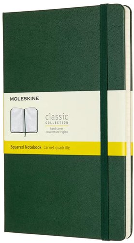 Блокнот Moleskine Classic Large 1127974 (120 л, зеленый)