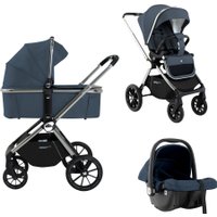 Универсальная коляска Sweet Baby Vento 3в1 (серебристо-голубой)