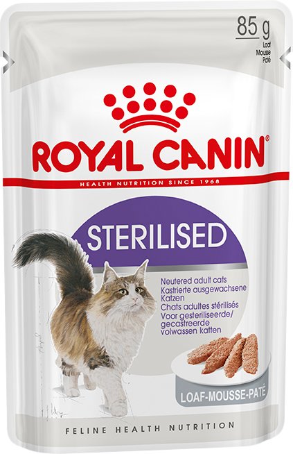 

Пресервы Royal Canin Sterilised в паштете 0.085 кг