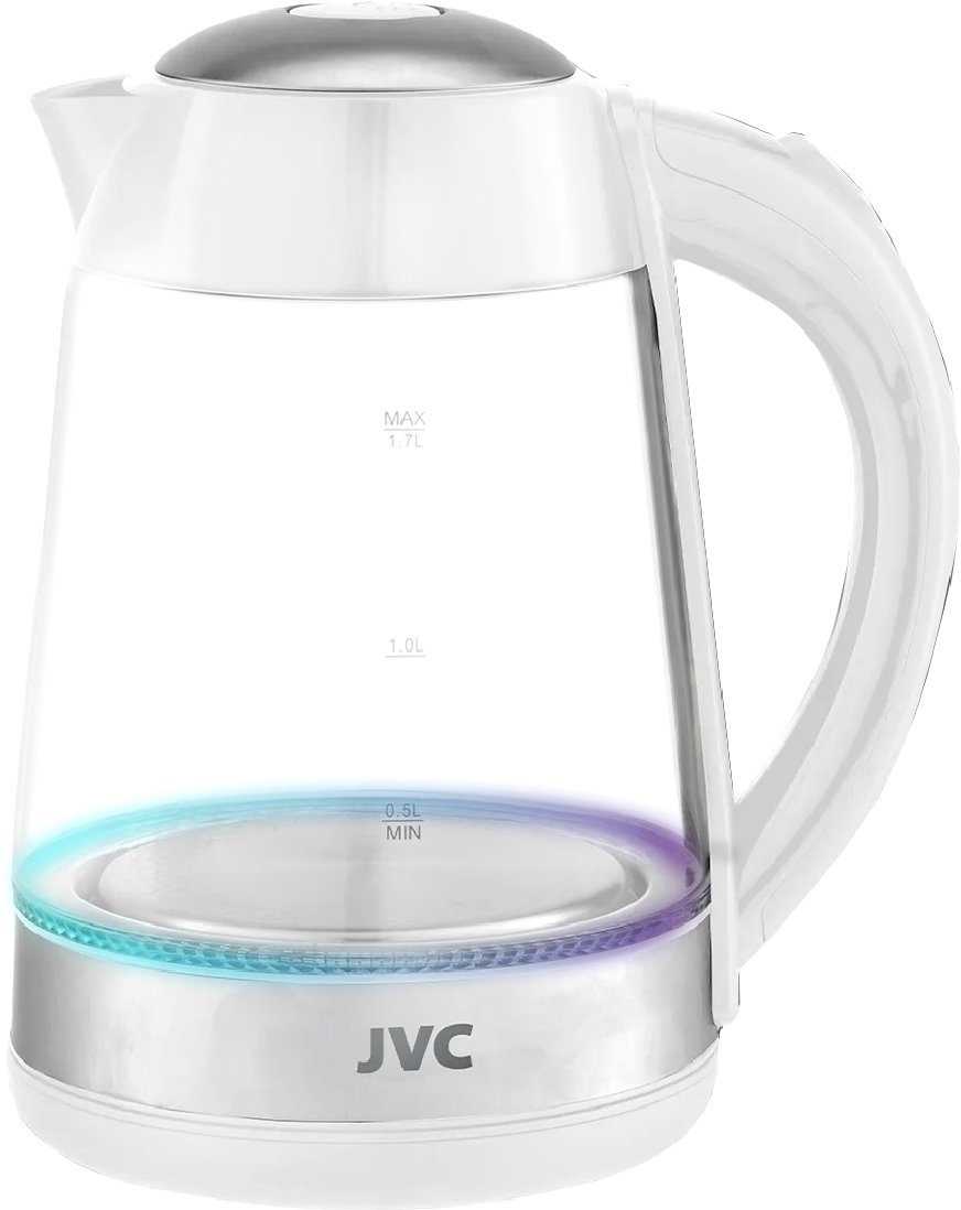 

Электрический чайник JVC JK-KE1705 (белый/серебристый)