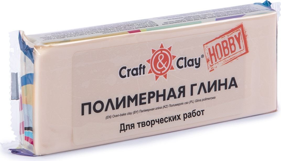 

Полимерная глина Craft&Clay полимерная глина CCH (250 г, 1004 телесная светлая)