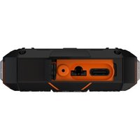 Кнопочный телефон Maxvi R10 (черный/оранжевый)