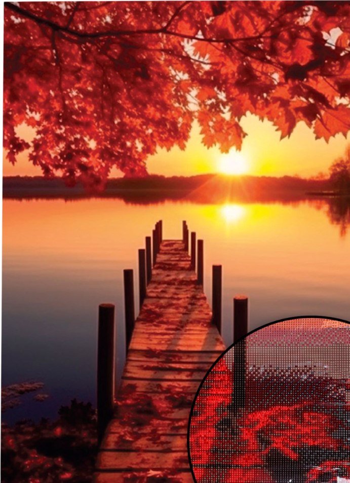 

Алмазная мозаика Школа талантов Закат 9929732