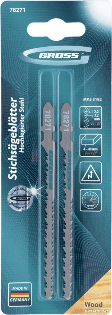 Набор пильных полотен GROSS 78271