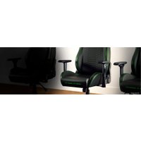 Игровое (геймерское) кресло Razer Iskur X (черный/зеленый)