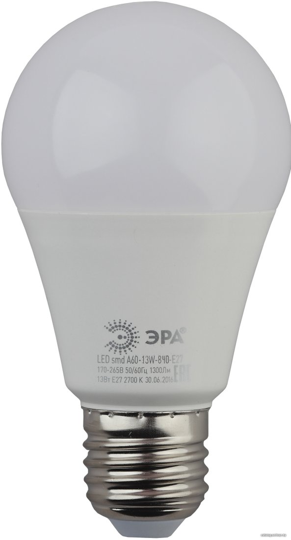 Светодиодная лампочка ЭРА LED A60-13W-840-E27