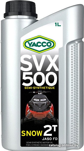 Моторное масло Yacco SVX 500 Snow 2T 1л