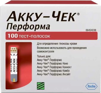 Тест-полоски Акку-Чек Performa (100 шт)