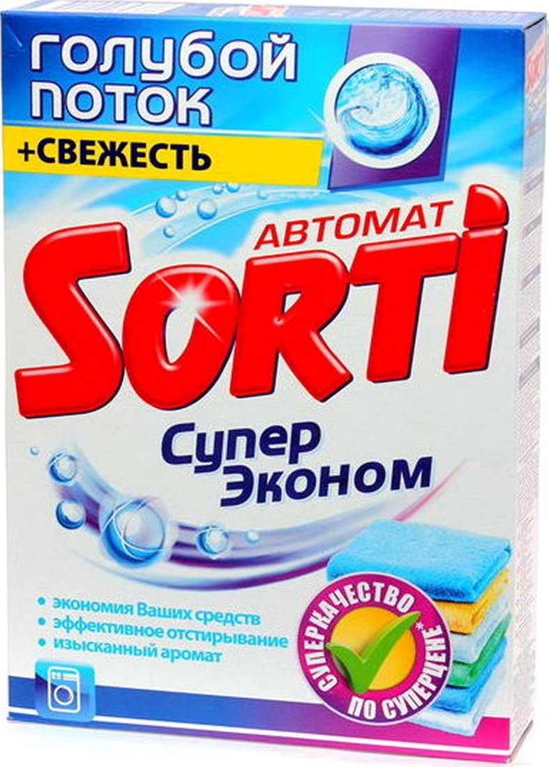

Стиральный порошок Sorti Супер Эконом автомат 350 г