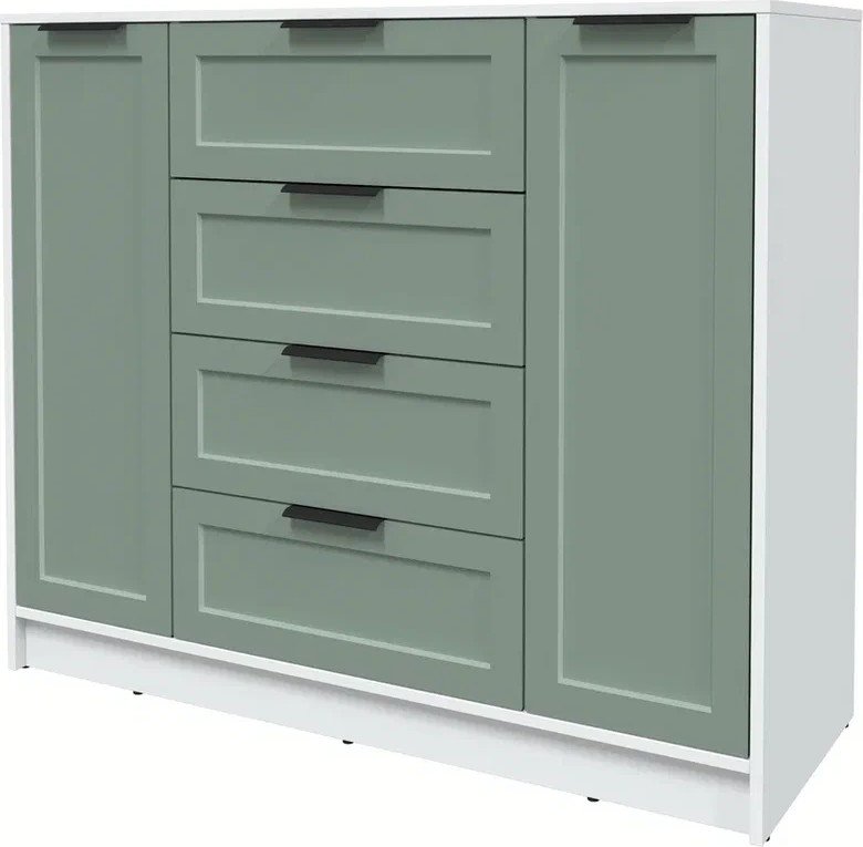 

Тумба Интерлиния Концепт Тренд КТ-Т120 (белый платинум/мята)