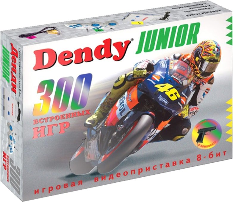 

Игровая приставка Dendy Junior (300 игр + световой пистолет)