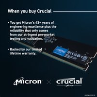 Оперативная память Crucial 2x16ГБ DDR5 5600 МГц CT2K16G56C46U5