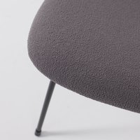 Стул AksHome Sway (серое букле SD8068-5/черный)