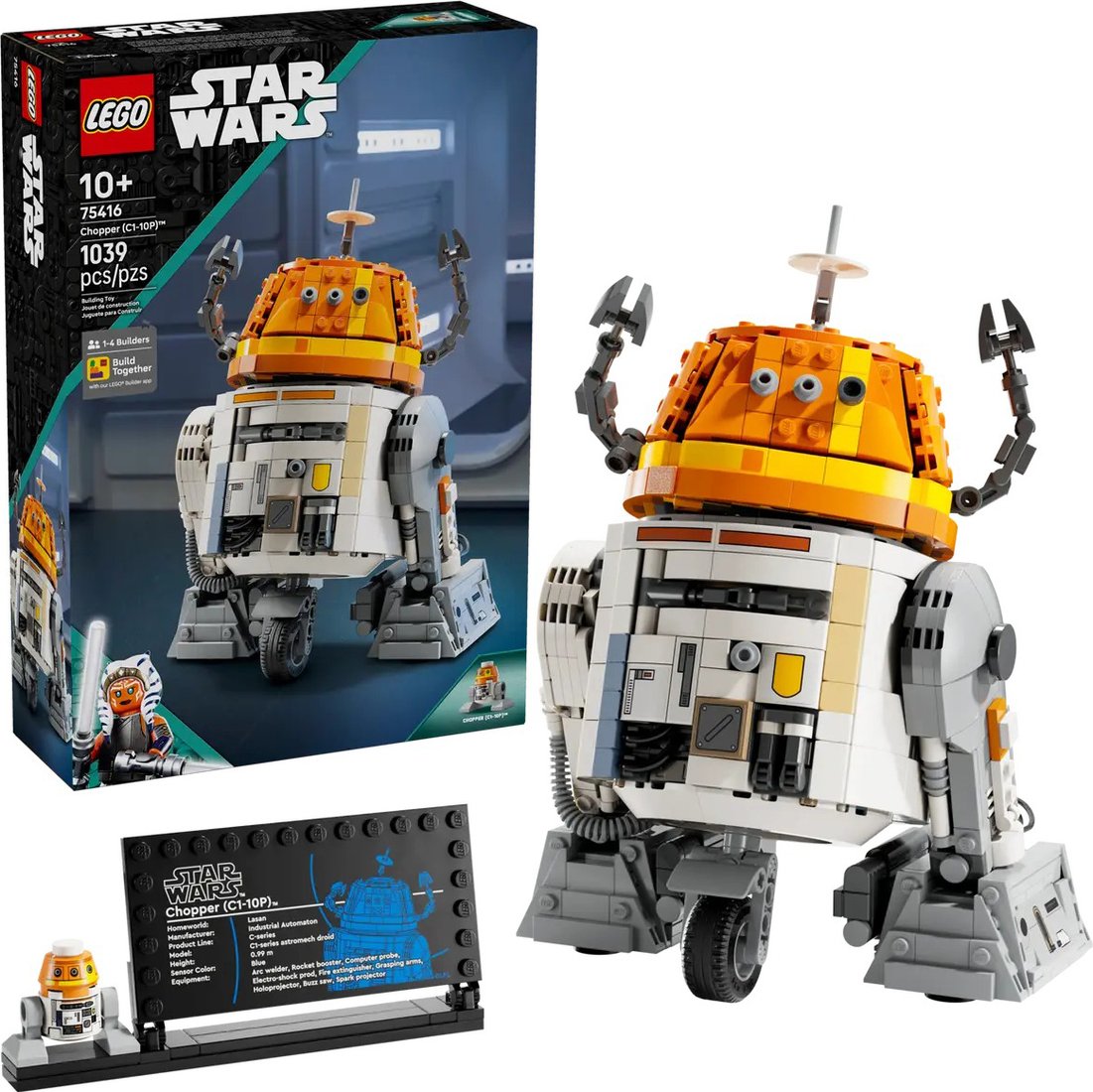 

Конструктор LEGO Star Wars 75416 Астромеханический дроид Chopper (C1-10P)
