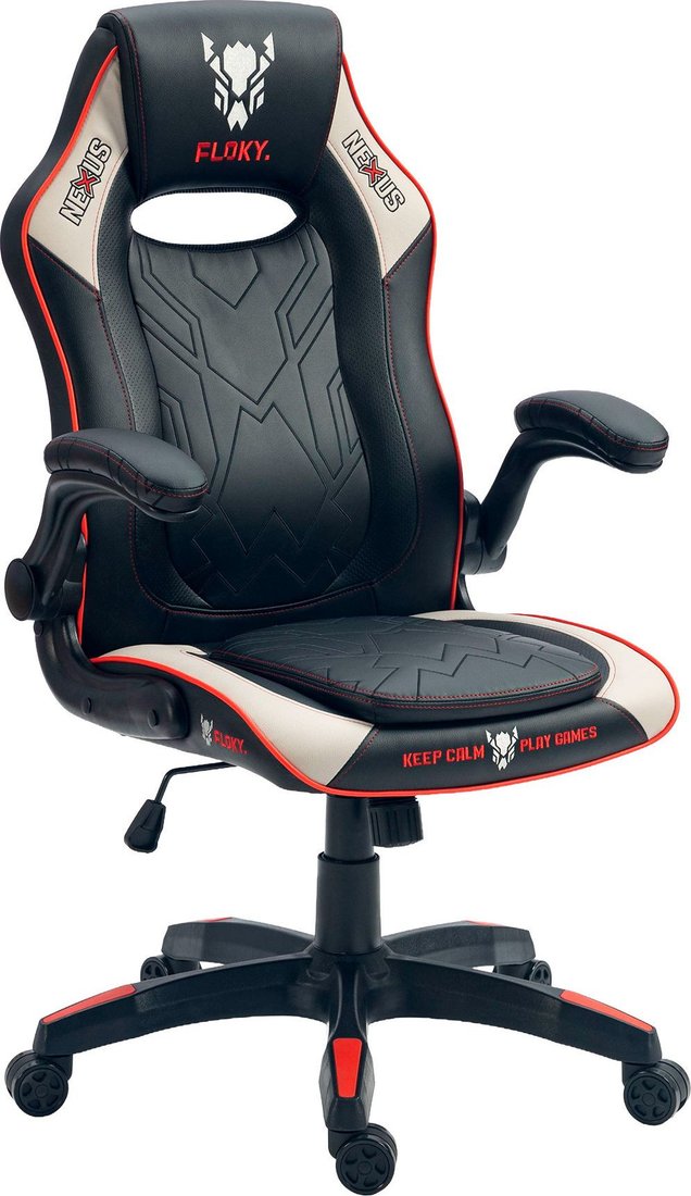 Игровое (геймерское) кресло FLOKY Nexus Black-Grey V1