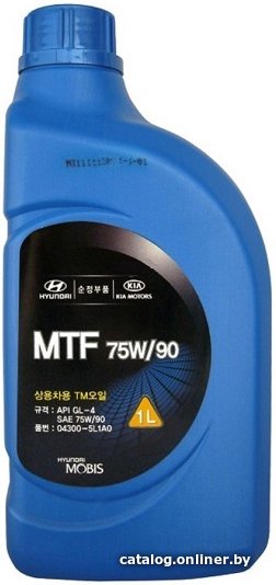 Трансмиссионное масло Hyundai/KIA Gear Oil 75W-90 1л