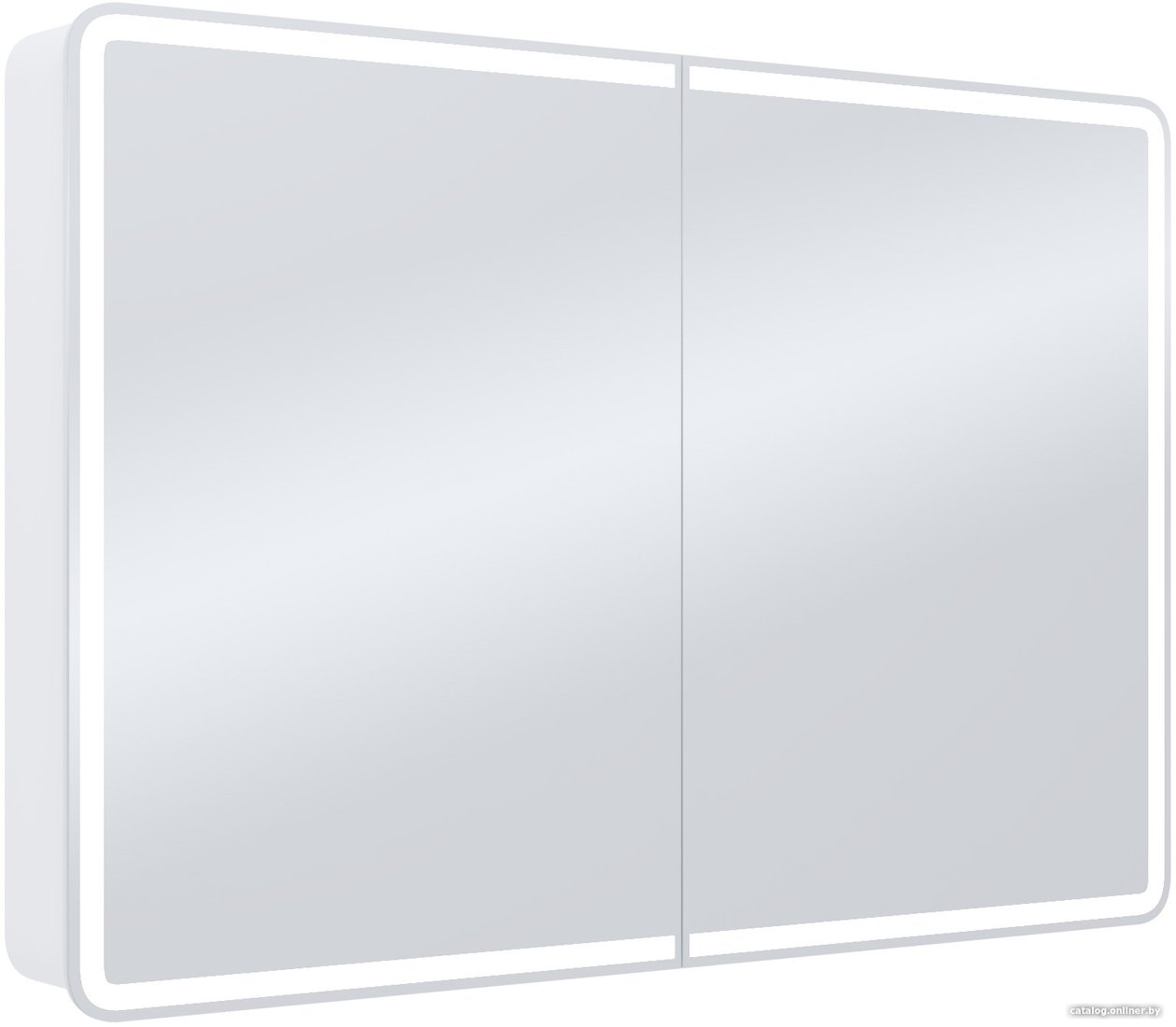 Континент Шкаф с зеркалом Avenue Led 120х80