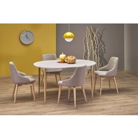 Кухонный стол Halmar Pivot 102-142/102/75 (кашемир/натуральный)