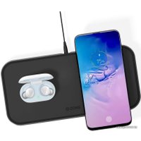 Беспроводное зарядное Zens Dual Aluminium Wireless Charger ZEDC10B/00 (черный)