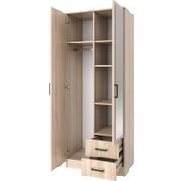 Шкаф распашной Mio Tesoro Хюгге 2D2S Z (дуб сонома)