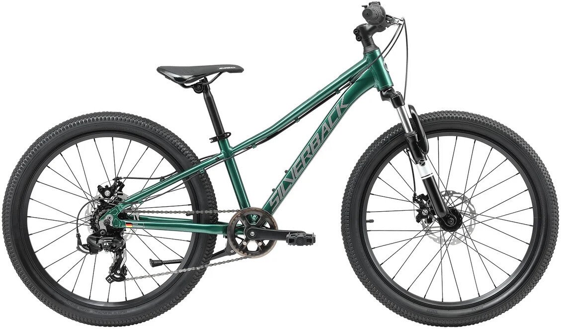 Велосипед Silverback Spyke 24D gen4 2025 (emerald/gloss silver)
