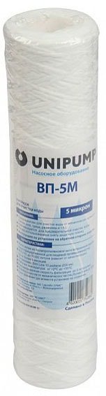 

Картридж Unipump ВП-20 М (10", 20 мкм)