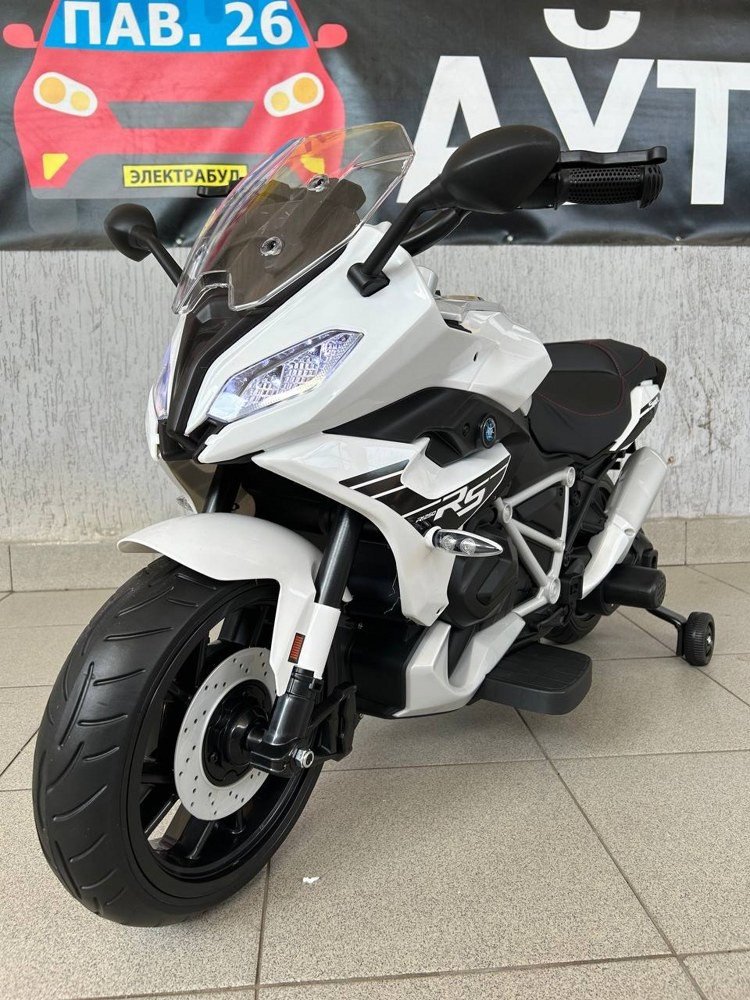 Электромотоцикл Baby Driver Kawasaki K222 (белый)