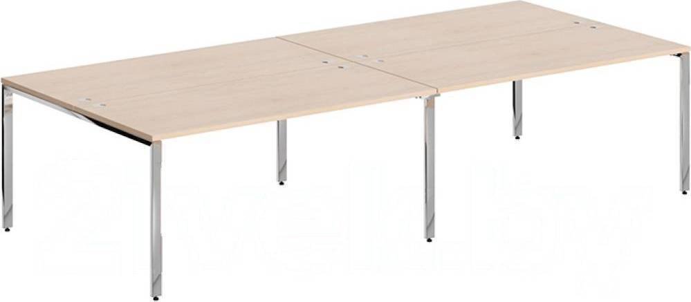 

Стол Skyland Xten-Gloss XGWST 3214.1 (бук тиара/нержавеющая сталь)