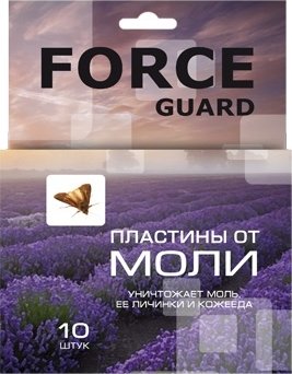 

Пластина от насекомых Euroguard От моли 10 шт