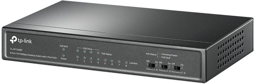 

Неуправляемый коммутатор TP-Link TL-SF1008P V7