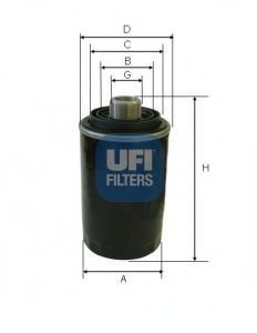 

Масляный фильтр UFI 2349300