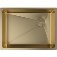 Кухонная мойка ZorG Zerox 59 U / IF Side SF PVD Gold