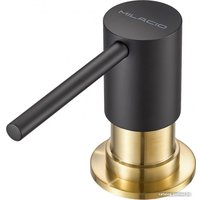 Дозатор для моющего средства Milacio MCU.934.BGD (черный/золото)
