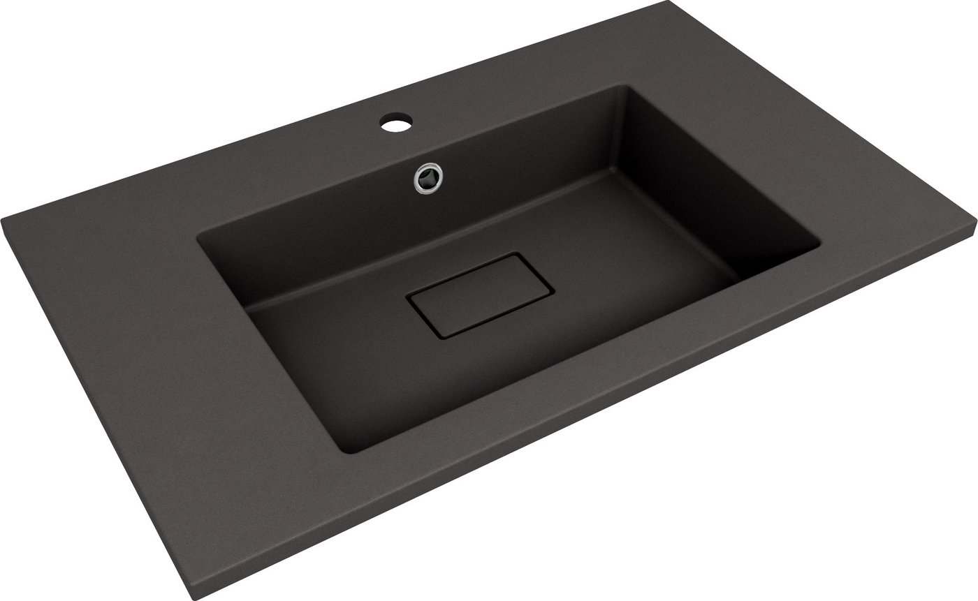 

Умывальник Symbolite Line 80x48 (кварц, антрацит)