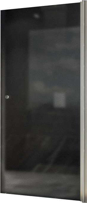 Душевая дверь MaybahGlass 60x198 MGD-801-5 (графитовое матовое стекло/хром матовый)